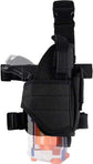 Adjustable Tactical Leg Holster Compatible for Nerf Elite Series Blaster(Black) Black