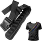 Adjustable Nylon Foam Dart Belt Strap Quick Release Buckle 27 Bullet Holes, Compatible for NERF Mega & N-Strike Elite Series, Ideal Boys Girls Gifts, Outdoor Play(Black)
