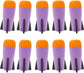 Missile Filled Foam Rocket Launcher Compatible for Nerf N-Strike Elite Series 10pcs,purple