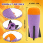 Missile Filled Foam Rocket Launcher Compatible for Nerf N-Strike Elite Series 10pcs,purple