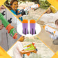 Missile Filled Foam Rocket Launcher Compatible for Nerf N-Strike Elite Series 10pcs,purple