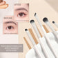 6Pcs Eye Makeup Brush Set, Soft Hairs Eyeshadow Kit, Professional Eyes for Concealer Eyebrows Eyeliner Highlighter with Snap-On Case, Beginner Friendly