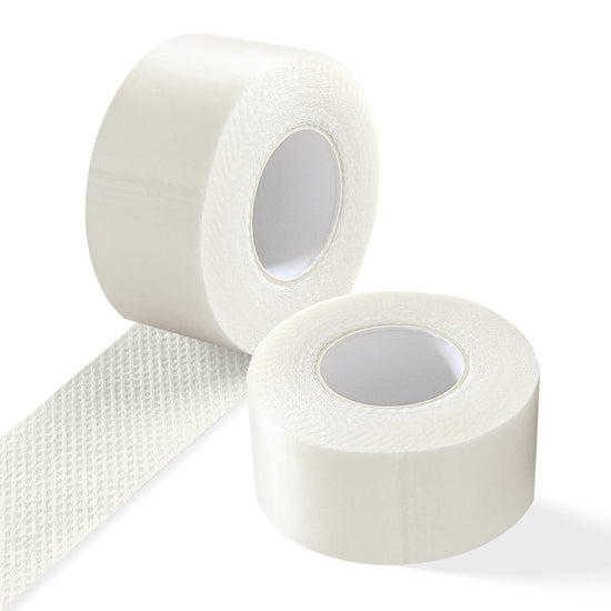 2 Rolls Collar Protector 2.5cm x 5m Invisible Self-Adhesive Sweat Pads for Shirt Collars & Hat Brims, Disposable Cutting Length Sweat-Absorbing Neckline Tape Neck Liner Against Stain