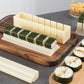 Sushi Maker Mold Kit, Easy DIY Onigiri Rice Ball Press, Plastic Shaper Tool for Home Kitchen Beginners (Square Shape)