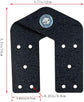 Attic Ladder Hinge Parts Kit Replacement Pull Down attic Stair Parts(2pcs)