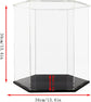 Basketball Display Case,Soccer Ball case, Acrylic Collectible Case, Soccer and Volleyball Collection Sports Souvenir Box (13.4 in X 11.8 13.4 in)