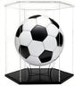 Basketball Display Case,Soccer Ball case, Acrylic Collectible Case, Soccer and Volleyball Collection Sports Souvenir Box (13.4 in X 11.8 13.4 in)