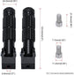 Motorcycle foot pegs, folding bicycle Universal M8 anti-slip motorcycle footrest, suitable for Super 73 S2/ZX/RX/R/S Adventure