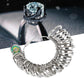 Ring Sizer Measurement Tool, 0-13 Sizing Finger Rings Gauge Measuring Tool Women Men Wedding Jewelry