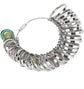 Ring Sizer Measurement Tool, 0-13 Sizing Finger Rings Gauge Measuring Tool Women Men Wedding Jewelry