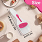 Cupcake Batter Scoop, Scoop Dispenser Sliding Button Baking Cake Dispensing Spoon for Baking, Pastry & Decorating