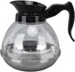 Coffee Decanter Pot, 1.2QT Universal Pot Commercial Maker Replacement with Black Handle for Machine Stove Reusable