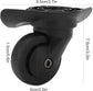 1 Pair Luggage Suitcase Wheels, Universal Replacement Wheels for Mute Swivel Casters Black