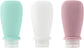 Travel Bottles for Toiletries, 3 Pack Silicone Leak Proof Squeeze Bottle Refillable Containers Set