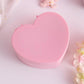 Girls Jewelry Box, 2 Layer Holder Organizer Heart Shape Portable Case with Mirror Travel for Earrings Rings Necklaces