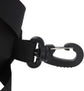 Key Chain Pouch, Wallet Mini Cash Pouch Keychain Storage Bag Zippers with Carabiner for Men Women(Black) Black
