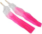 Dance Fan, 1 Pair Long Fan Belly Fans Folding Performance Classical (Pink)