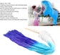 Dance Fan, 1 Pair Long Fan Belly Fans Folding Performance Classical (Blue)