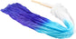 Dance Fan, 1 Pair Long Fan Belly Fans Folding Performance Classical (Blue)