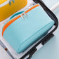 Large Capacity Travel Cosmetic Bag, Makeup Bag PU Leather Organizer Waterproof Pouch Portable for Women