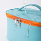 Large Capacity Travel Cosmetic Bag, Makeup Bag PU Leather Organizer Waterproof Pouch Portable for Women