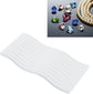 Ring Holder Jewelry Tray, Small Trinket Dish Plaster Tray Decorative Key Bowl for Photography Props(A)