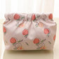 2Pcs Printed Pocket Cosmetic Bag, Mini Makeup Bag Portable Lipstick Case Travel Organizer for Headphones Jewelry