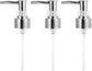 Hand Soap Pump, Pump Replacement Bottle Nozzle for Lotion Massage Oil Bottle(Silver )