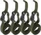 4PCS Backpack Straps, Straps with Buckles Hip Belt Replacement Double Safety Buckle Baggage Packing Suitcase Fixed Rope for Outdoor
