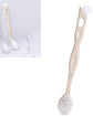 Sneaker Cleaner Brush, Multi Functional Shoe Brush Double Sided Washing Plastic Scrub for Stains (beige)
