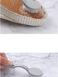 Sneaker Cleaner Brush, Multi Functional Shoe Brush Double Sided Washing Plastic Scrub for Stains (grey)
