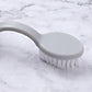 Sneaker Cleaner Brush, Multi Functional Shoe Brush Double Sided Washing Plastic Scrub for Stains (grey)
