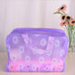 Clear Cosmetics Bag, PVC Zippered Toiletry Carry Pouch Waterproof Makeup Bag Travel Bags Organizer Case for Vacation(blue)