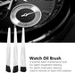 3Pcs Watch Cleaning Brush Set,Watch Repair Watchmaker Tool Kit Oil Dust Maintenance
