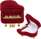 Jewelry Ring Box, Piano Shaped Wedding Box Gift Boxes for Earring Pendant Case