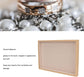Velvet Stackable Jewelry Tray, Wood Flat Organizer Tray Drawer for Necklace Bracelet Ring Showcase Display(Beige)