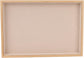 Velvet Stackable Jewelry Tray, Wood Flat Organizer Tray Drawer for Necklace Bracelet Ring Showcase Display(Beige)