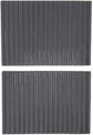 Small Soldering Mat 2pcs, Rubber Repair Work 4.1x5.6in Heat Resistant Antislip Station Pad Watch Tools Storage for Repairing Maintenance