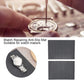 Small Soldering Mat 2pcs, Rubber Repair Work 4.1x5.6in Heat Resistant Antislip Station Pad Watch Tools Storage for Repairing Maintenance