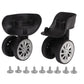 Heavy Duty Plate Casters, 2 Inch Caster Wheels Luggage Replacement Suitcase Repair Wheel for Trolley Case