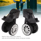 Heavy Duty Plate Casters, 2 Inch Caster Wheels Luggage Replacement Suitcase Repair Wheel for Trolley Case