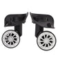 Heavy Duty Plate Casters, 2 Inch Caster Wheels Luggage Replacement Suitcase Repair Wheel for Trolley Case