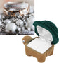 Portable Jewelry Box Organizer, Cute Cartoon Animal Wedding Ring Small Protector Case Soft Storage for Women