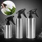 Stainless Steel Spray Bottle,Fine Mist Sprayer Empty Refillable Container for Kitchen Bathroom or Plants Water Sprayer(350ML) multi