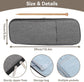 Knitting Needle Case, Travel Zipper Organizer Bag for Straight Needles Dual Crochet Case Supplies Accessories Grey