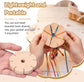 Kumihimo Disk 8 Slots, Wooden Round Wood Braiding Plate Hand Rope Beading Cord Disc DIY Bracelet Loom Weaving Board
