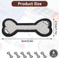 6PCS Dog Iron on Patches, Sew Bone Patches Cartoon Embroidered Backpack Stickers Cute for Clothing Shirts, Jackets, Hats, Jeans, Shoes, Bags