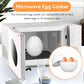 Microwave Egg Cooker, Hard Boiled 4 Capacity Boiler Steamer Poacher Microwavable with Lid for Cooking Kitchen Tools