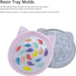 Epoxy Resin Mold, Silicone Dog Bowl Molds Slow Feeder Food Bowls Water Plate Mould for Small Medium Dogs Cats Puppy(cat)