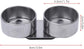 Double Dipper Palette Cup, Stainless Steel Oil Painting Cup with Lid and Clip for Watercolor Gouache Acrylic